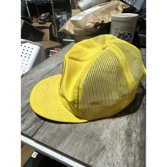 Chessie System Railroad MD Division Snapback Yellow Trucker Hat Cap Made in USA - Picture 3 of 8